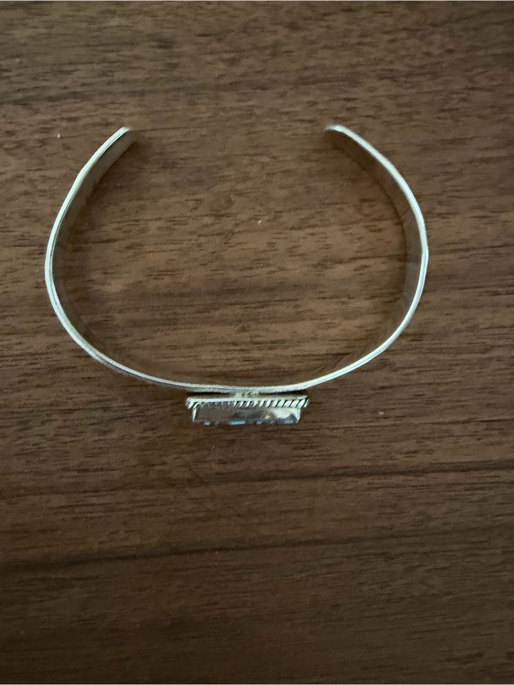 Nizhoni Traders Sterling Silver Purple Dream Turquoise Cuff Bracelet - Picture 3 of 4